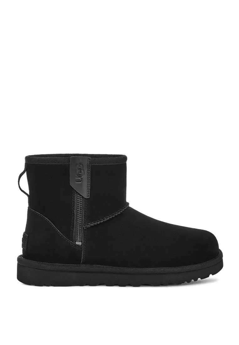 Discount on UGG  shoes - SKU: UGG Women's Classic Mini Bailey Zip - Black (1151230-BLK)