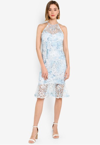 Jual Paper Dolls Print Crochet Dress Original Zalora Indonesia