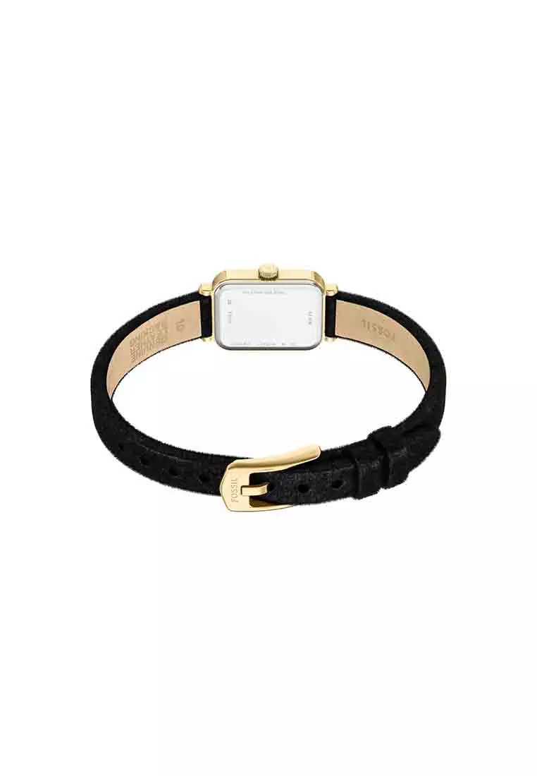 Raquel Black Fabric Watch Es5437