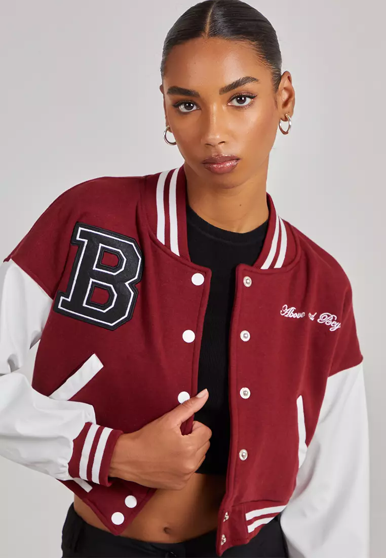 Burgundy pink jacket best sale