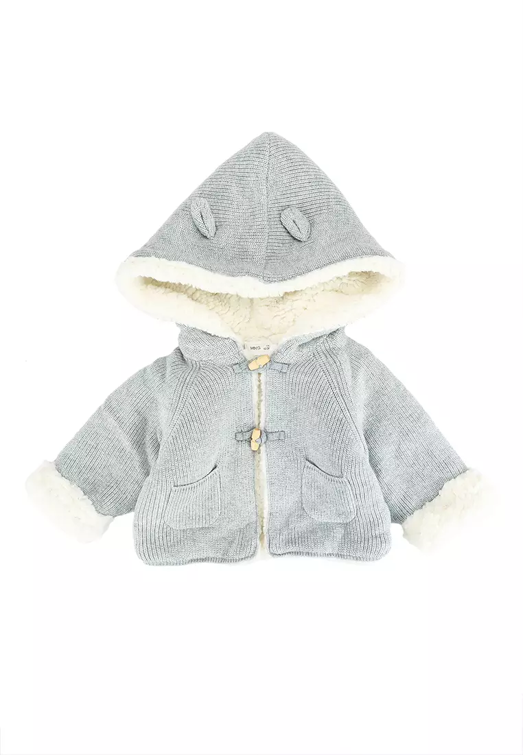 Buy MANGO BABY Inner Fur Knit Cardigan 2024 Online ZALORA Singapore