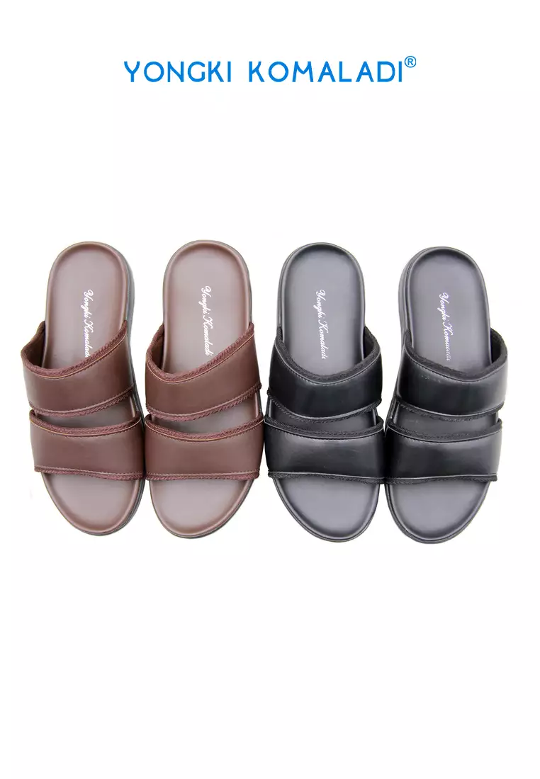 [ ORIGINAL ] YONGKI KOMALADI SANDAL  OL-ESRF470-23 COKLAT