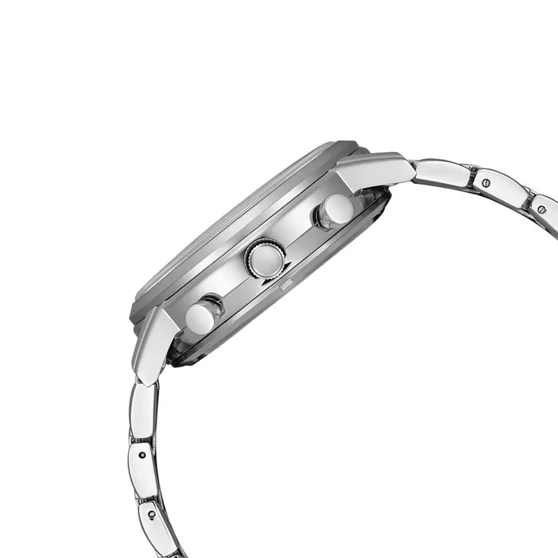 Jam Tangan Pria Citizen Eco Drive CA4630-53X Men Chronograph Green Dial Stainless Steel Strap