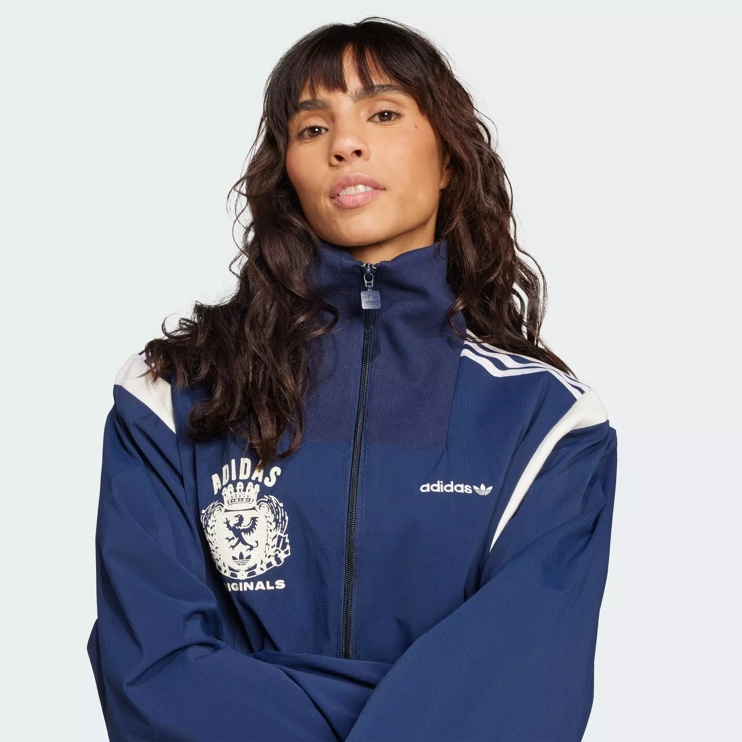 Buy ADIDAS Lifestyle Mascotte Woven Tracksuit Jacket Women Blue