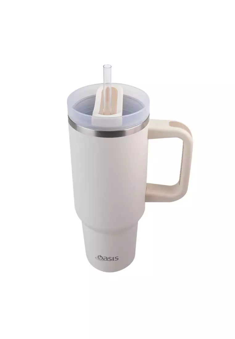Oasis Stainless Steel Insulated Commuter Travel Tumbler 1.2L - Alabaster