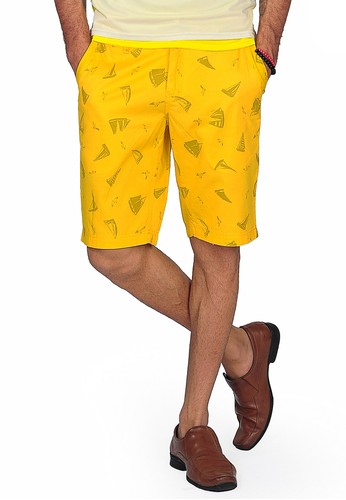 SIMPAPLY's Maxwell Yellow Men's Shorts