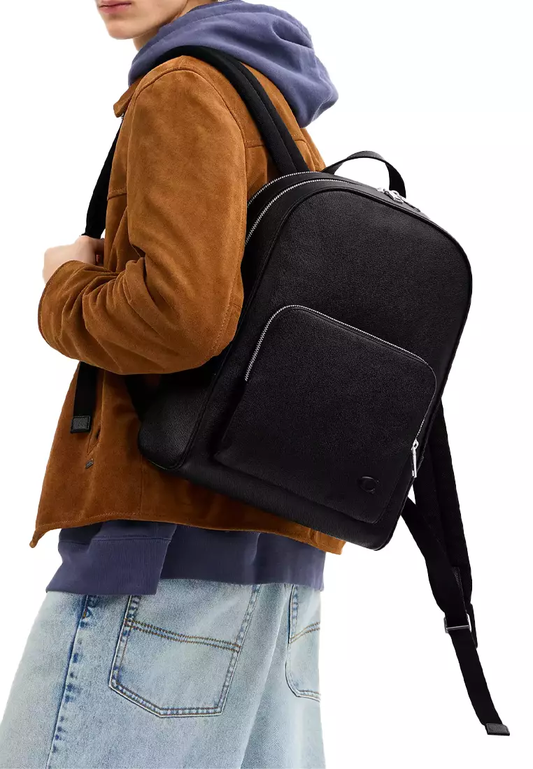 Wade 29 男士雙肩包黑色CCB91