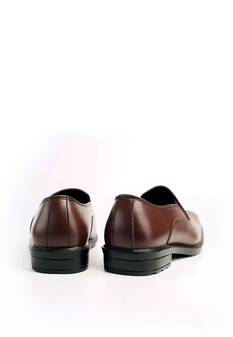 PAULMAY - Sepatu Formal Slip on Pria Wina 75 Dark Brown