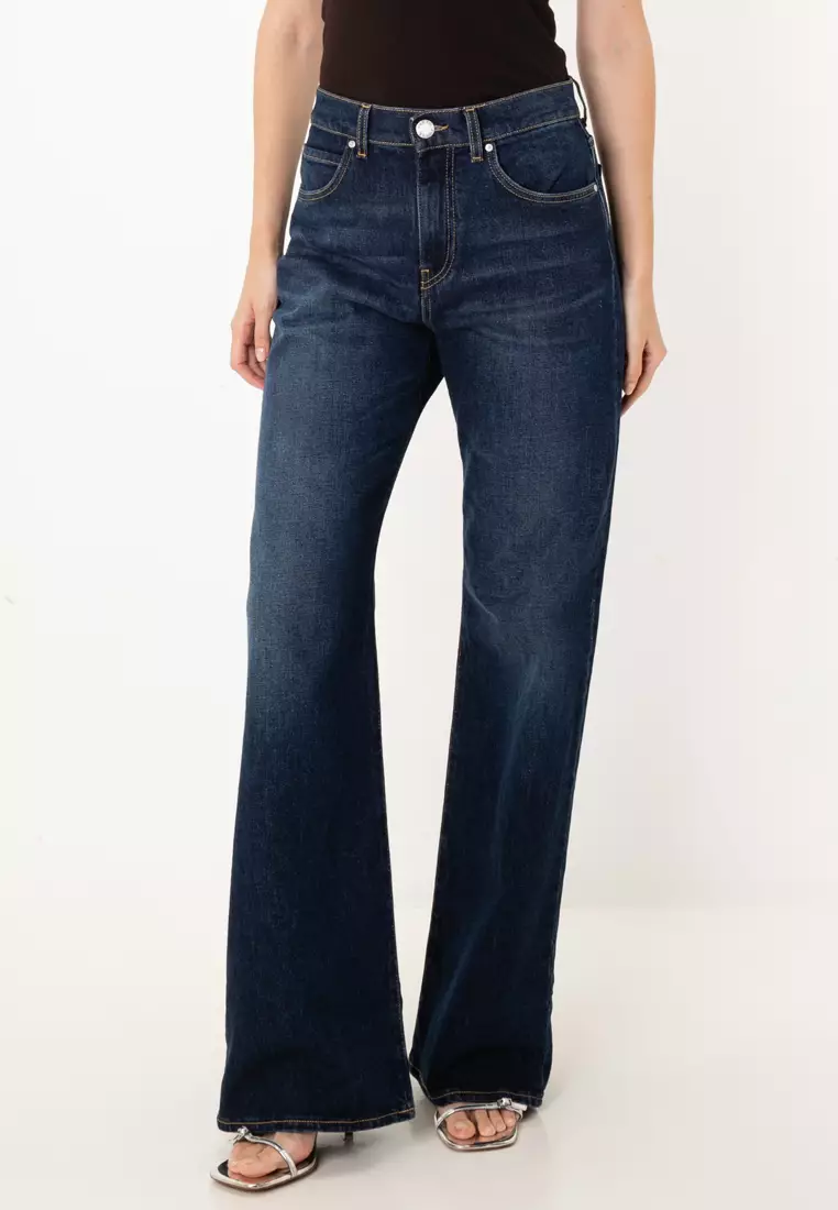 デニム・ジーパン PINKO Women Denim Pants 104600 A2DYPJU Blue Buy Pinko Wide-leg vintage denim jeans 2025 Online | ZALORA