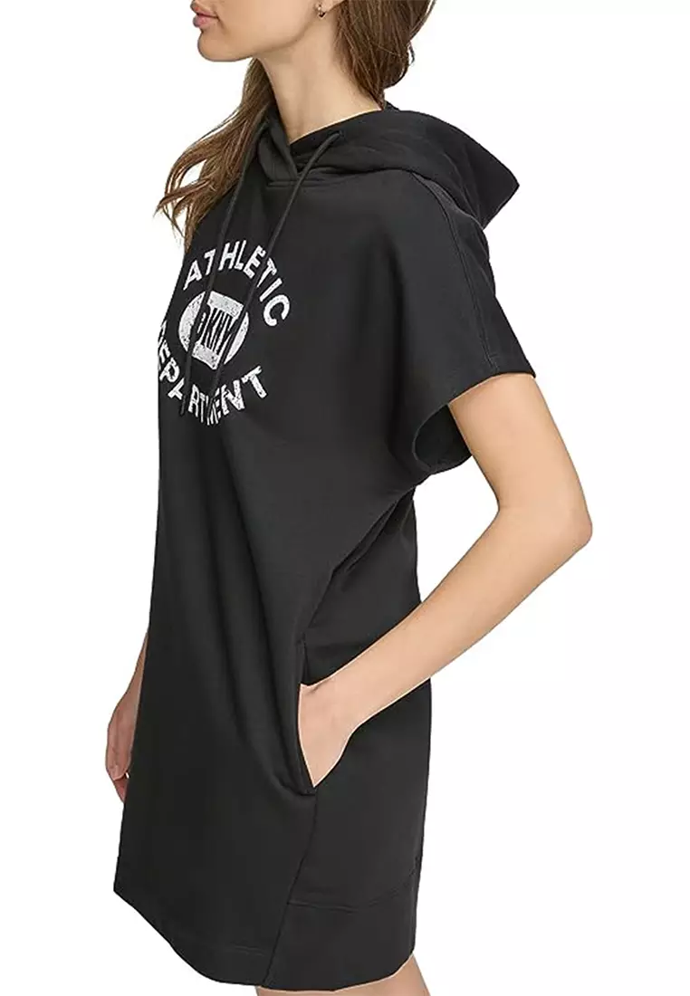 Distressed store hoodie dress