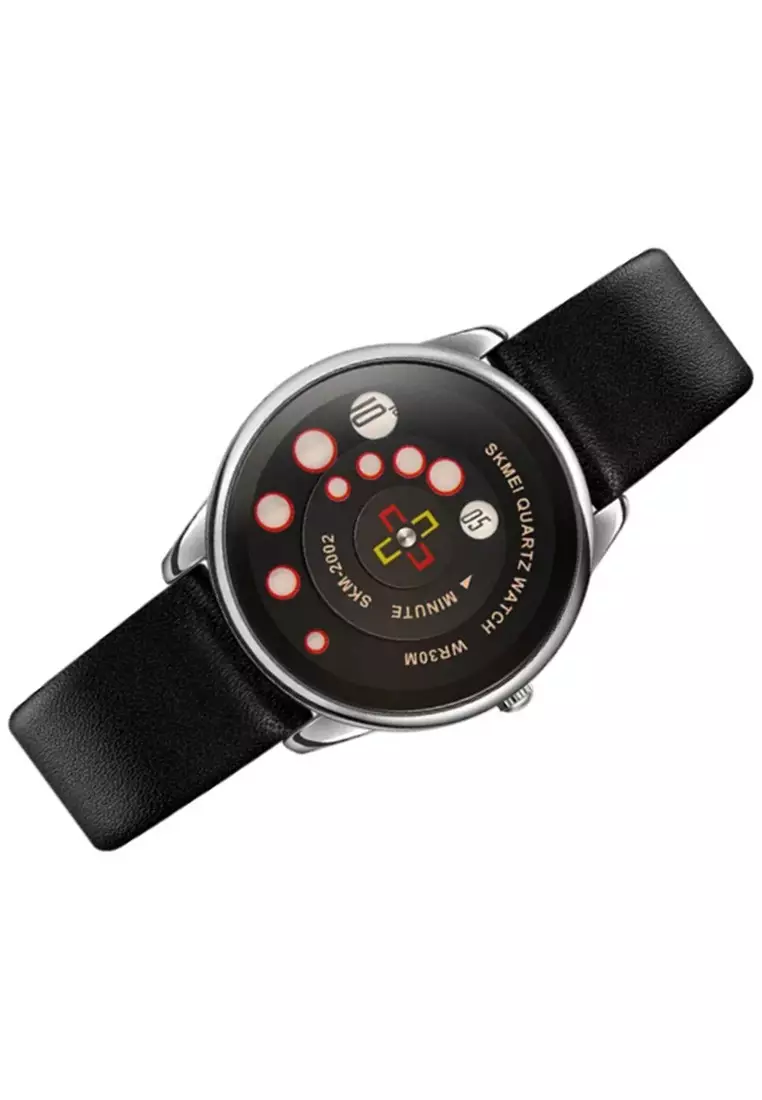 Jam Tangan Analog Pria Waterproof Strap Tali Material PU Leather IR83 ORIGINAL