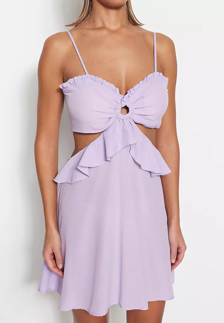 Cut Out Detail Beach Dress