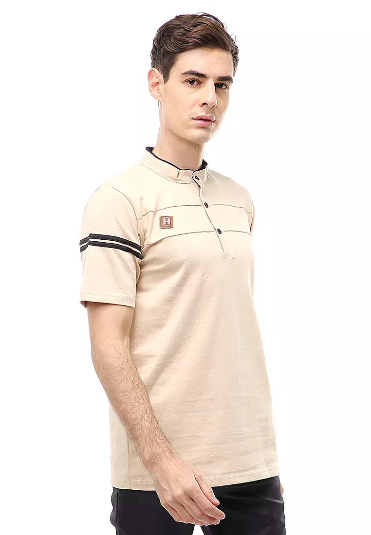 Jack Atasan Formal Kaos Polo Pria Kerah Sanghai Short Sleeve Material Cotton ORIGINAL