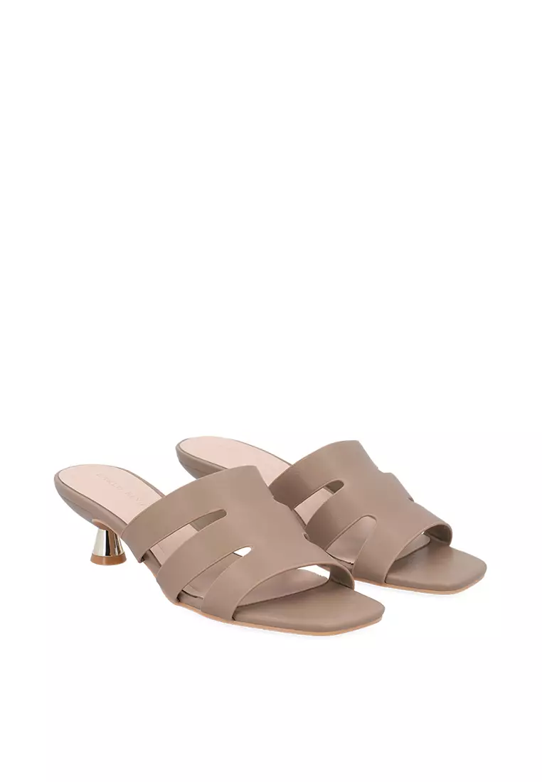 Walnut Nina Strappy Sandals