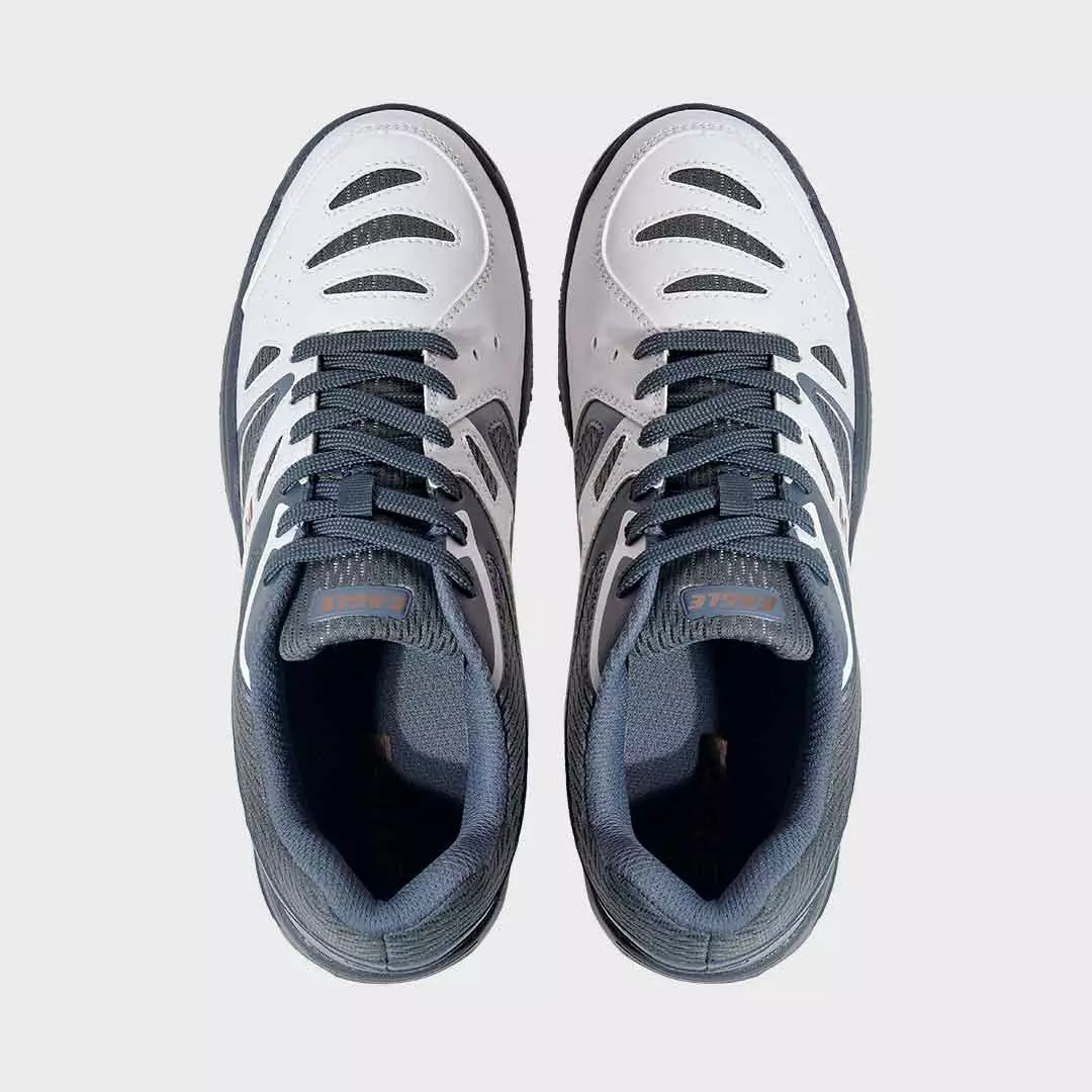 Eagle Sepatu Badminton Vibra - PUTIH/BIRU TUA