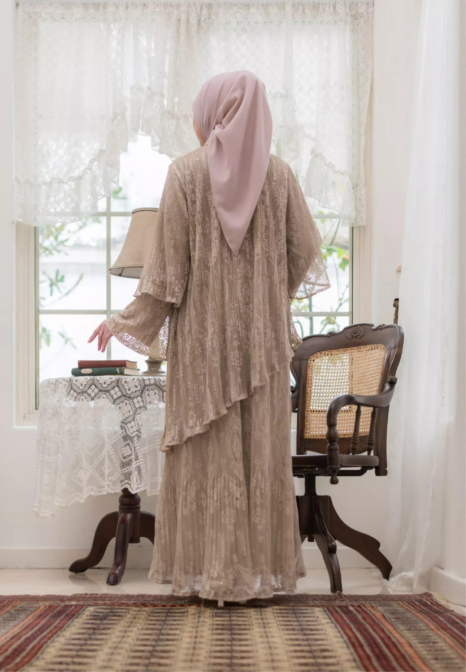 Damara Dress - Stone