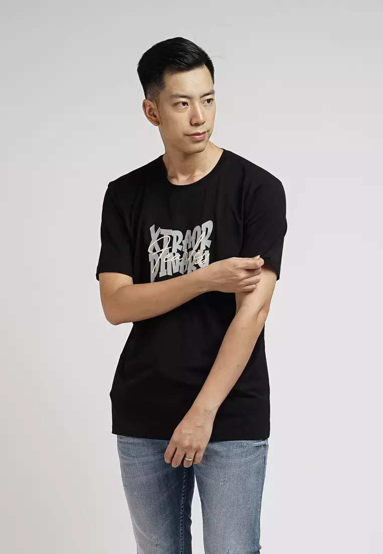 XTRAORDINARY T-Shirt Cotton Spandex Pria 48091