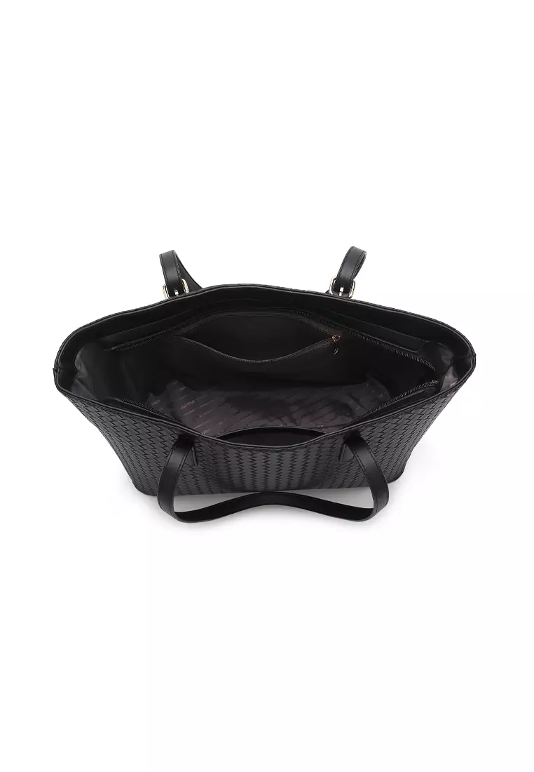 3-in-1 Women's Tote Bag + Backpack + Pouch (3-in-1 - Tas Jinjing + Tas Ransel + Kantong Wanita) - Hitam