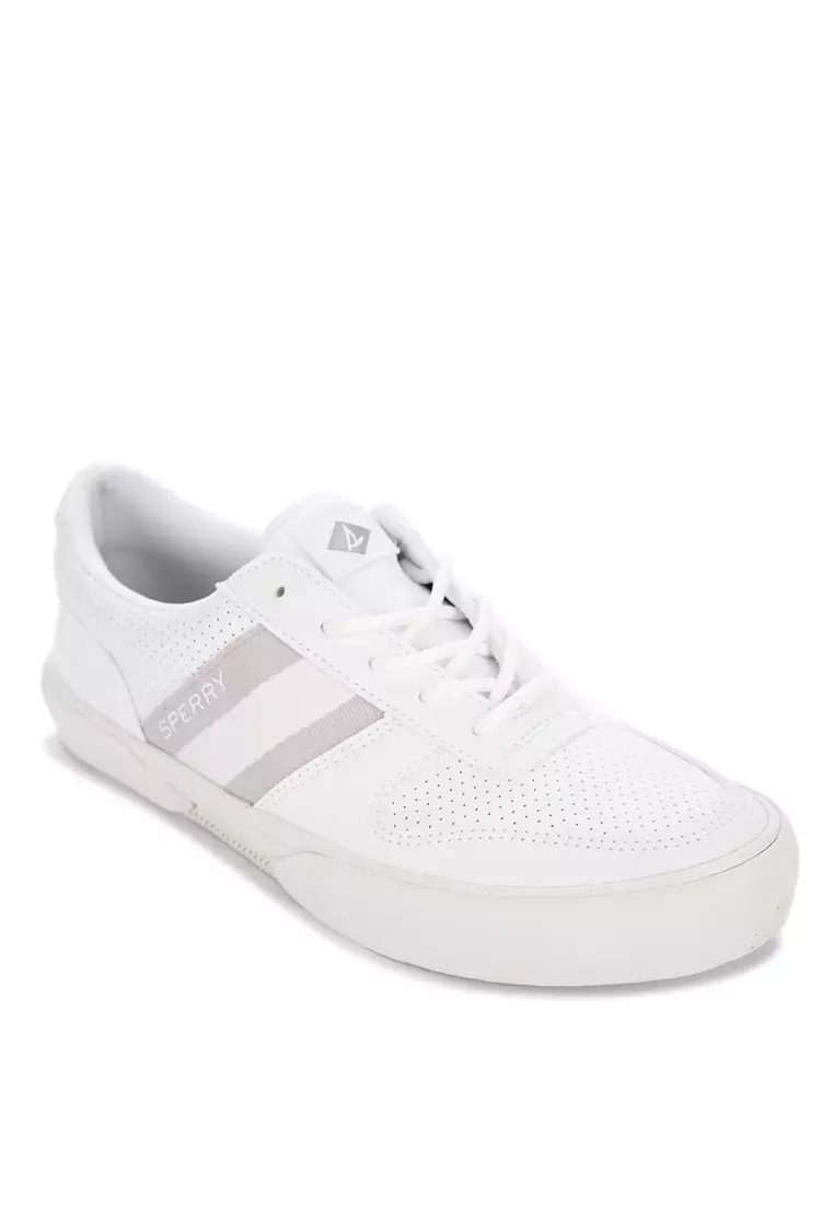 Discount on Sperry  shoes - SKU: Men's Halyard Retro Sneakers - White