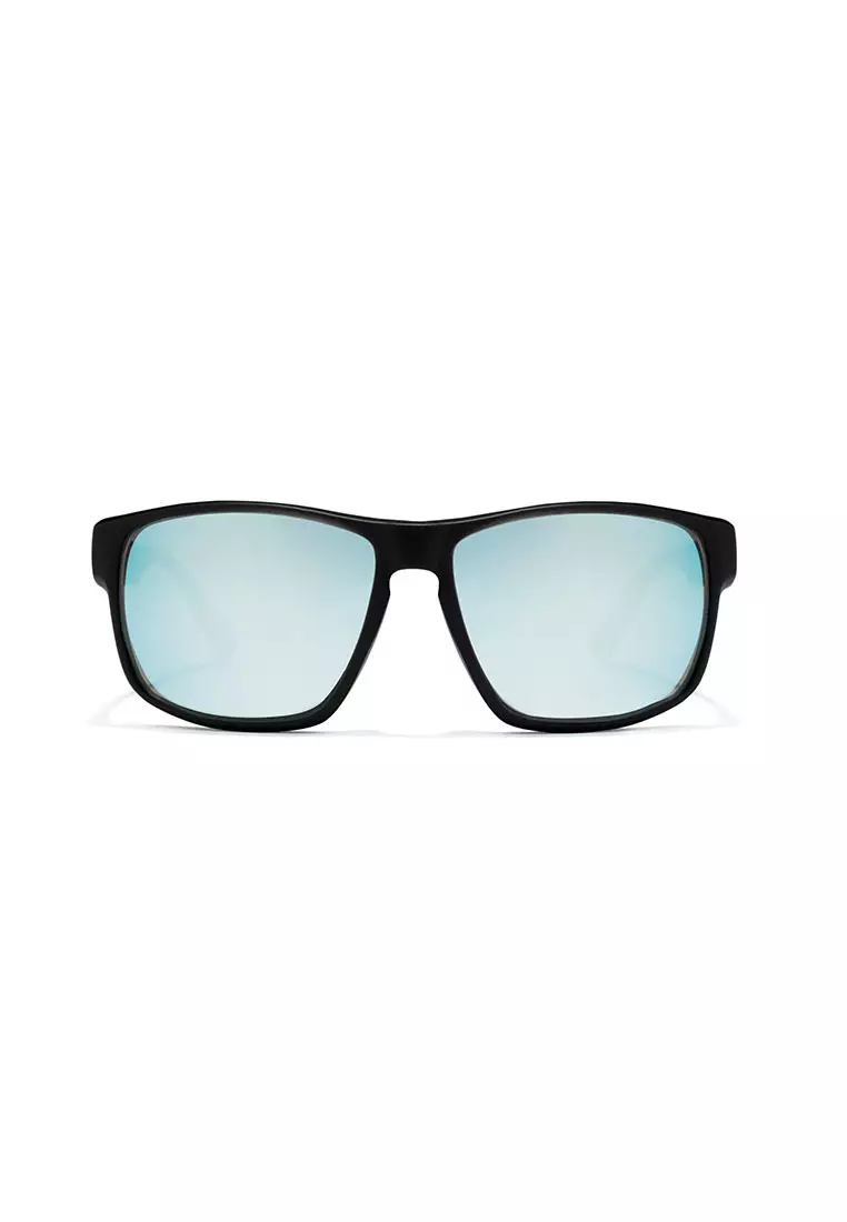 HAWKERS Black Chrome FASTER Sunglasses for Men and Women. UV400 Protection. Official Product Designed in Spain