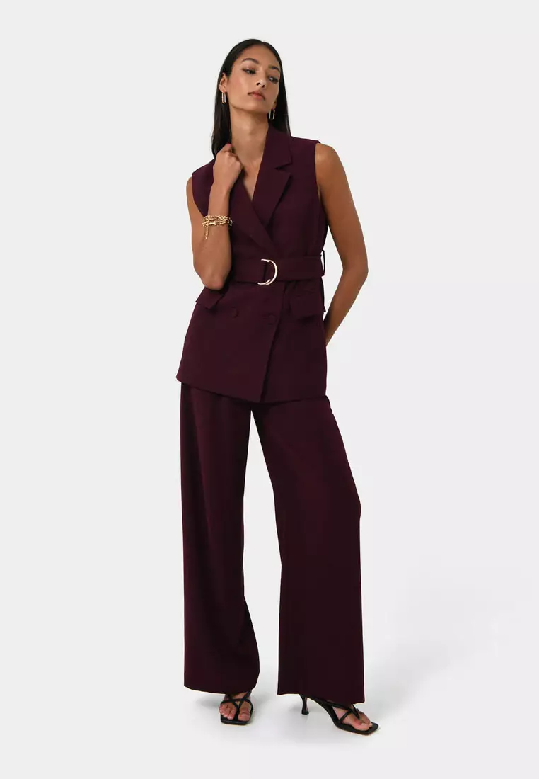 Rumy Wide Leg Tailored Pants
