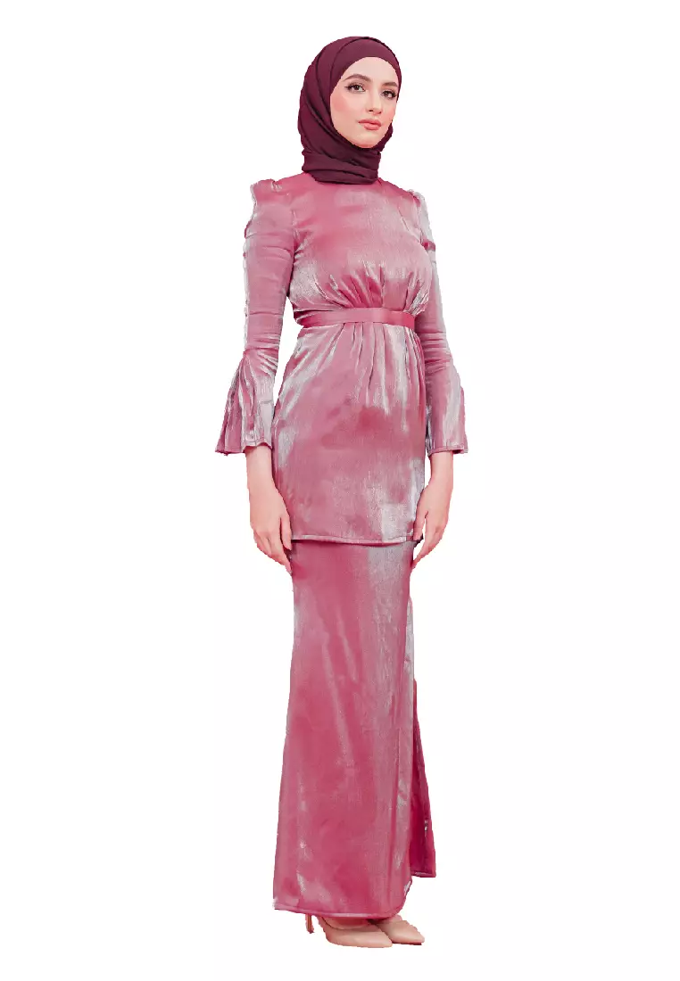 AMELIA KURUNG MODEN GARNET MAROON