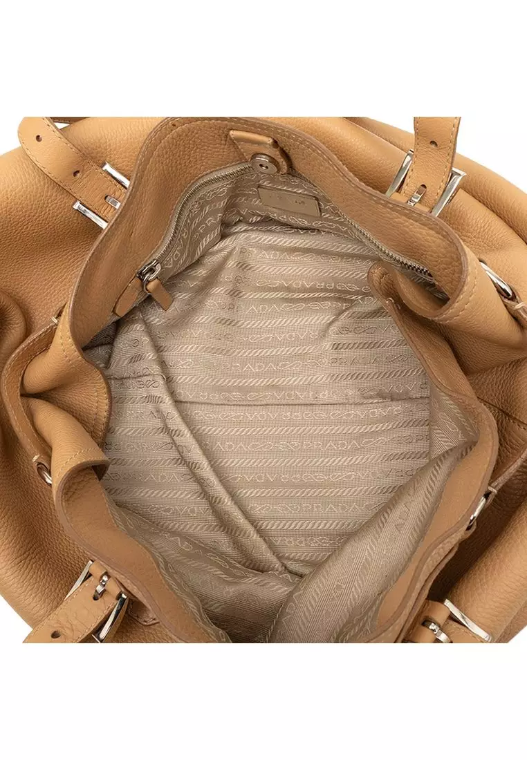 Pre-Loved Prada Vitello Daino Tote
