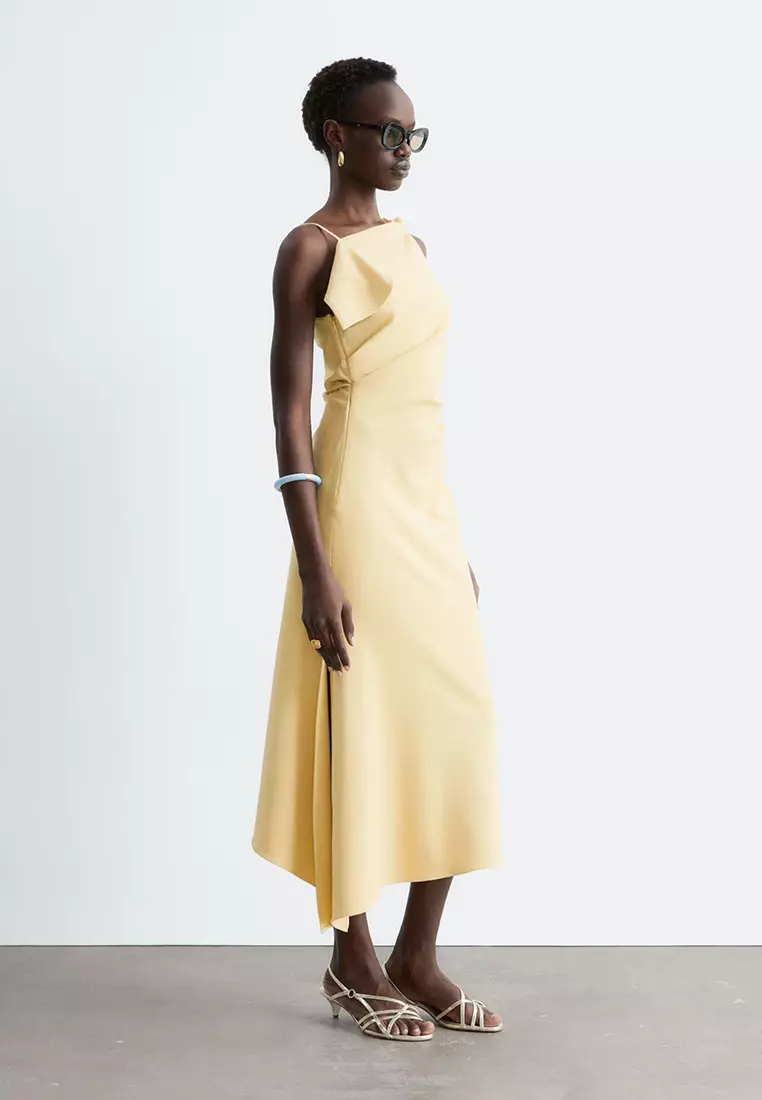 Twist-Strap Maxi Dress