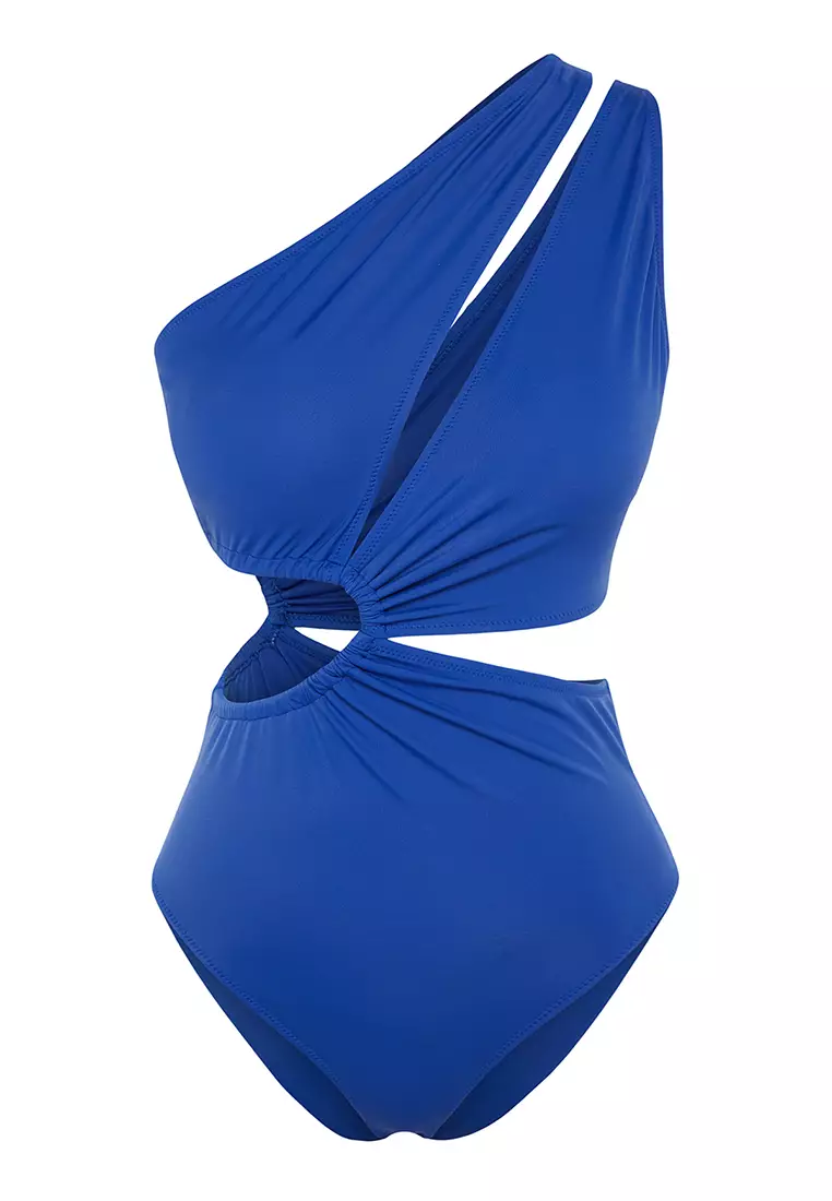 One Shoulder Tunnel Regular Swimsuit