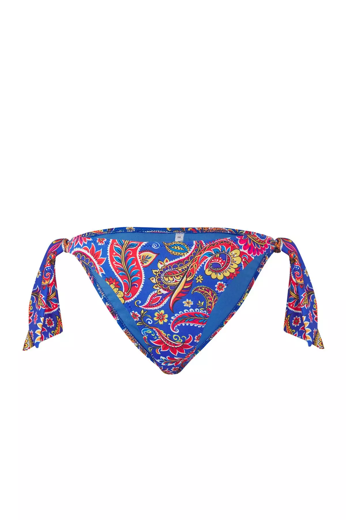 Floral Patterned Tied Brazilian Core Bikini Bottom TBESS24BA00121