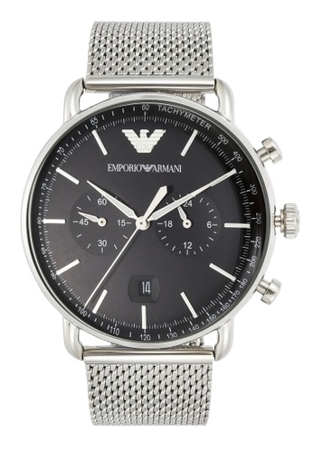 emporio armani silver Watch AR11104 8C010ACA596B0AGS_1