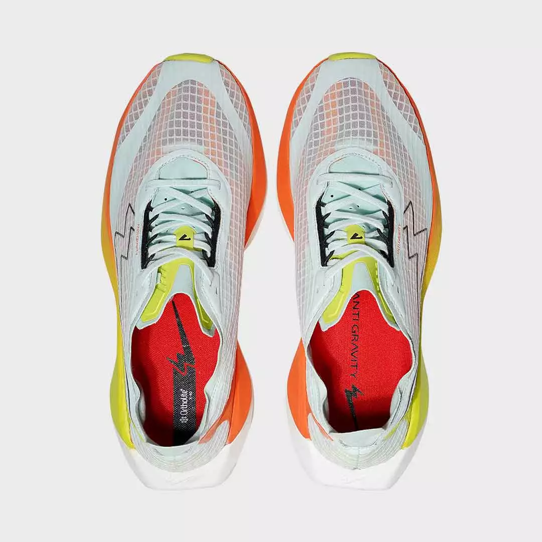 Eagle Sepatu Lari Alpha ST - BIRU MUDA/ORANYE/HIJAU