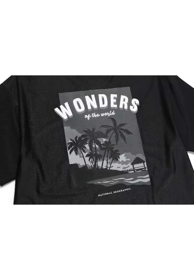 男女同款圖案短袖防曬衣