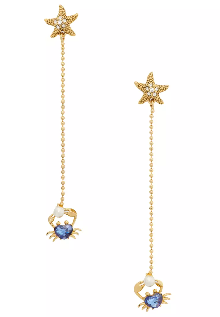 Kate spade crab earrings online