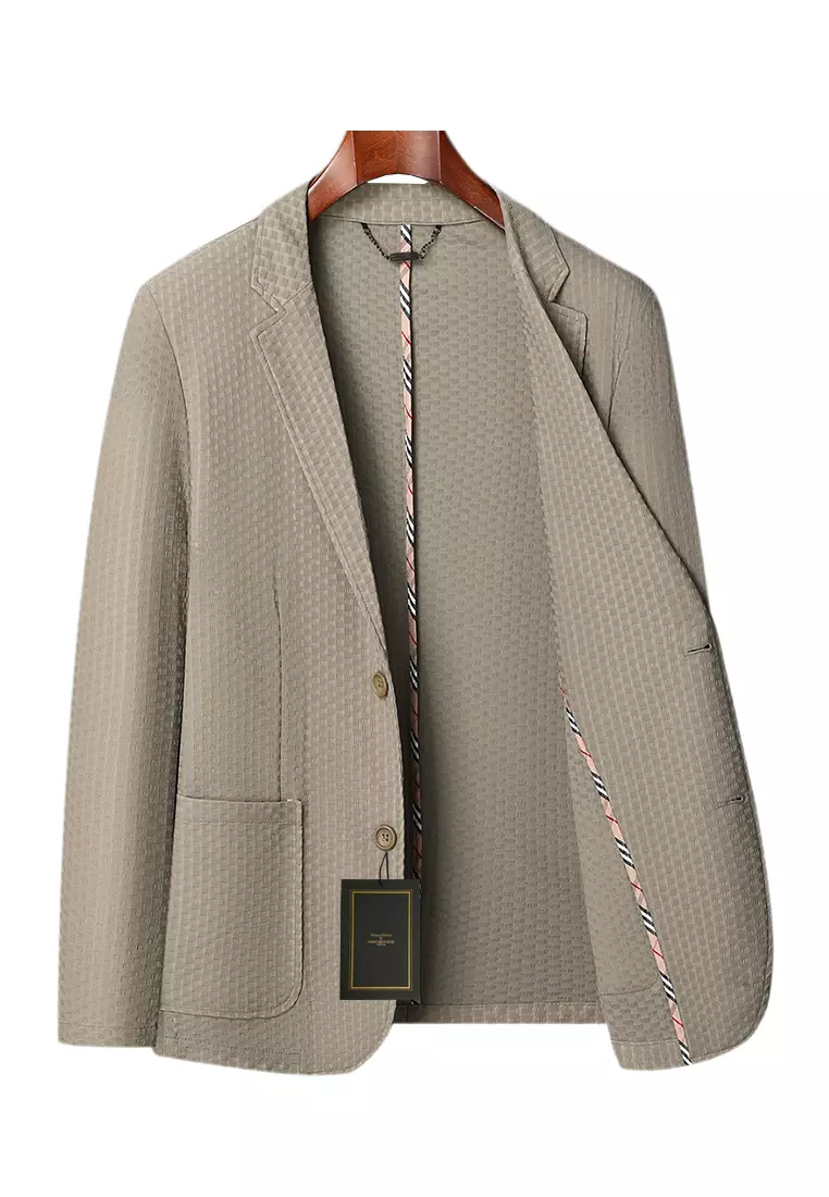 HAPPY FRIDAYS Thin Ice Silk Suit Jacket LB2317 2025 Buy HAPPY - Main Image