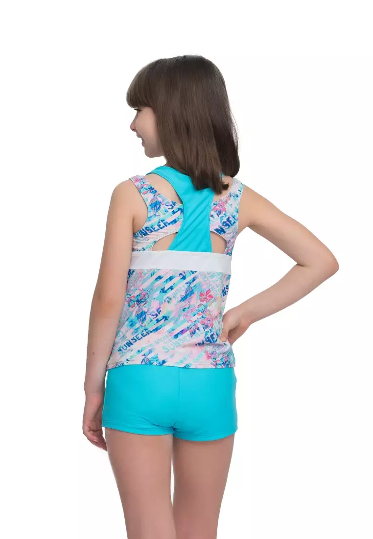 Sunseeker Logo印花游泳背心套裝