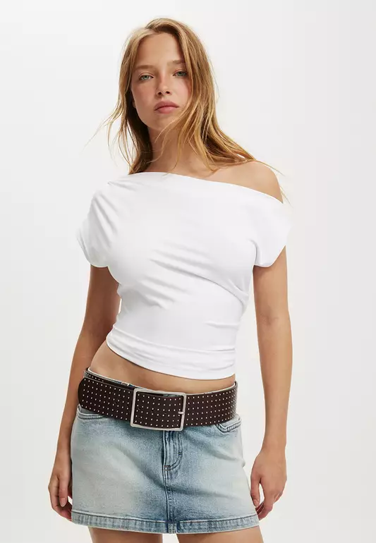 Georgie Off Shoulder Short Sleeve Top