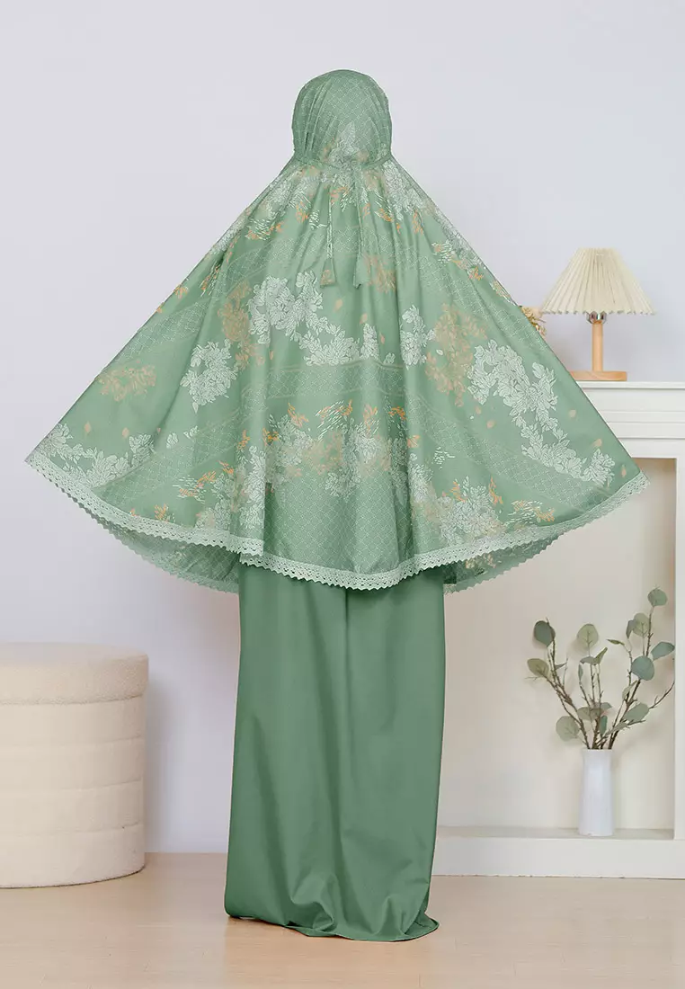 Cotton Bee - Mukena Motif Ananta Sarimbit Prayer Set 2in1 Remaja