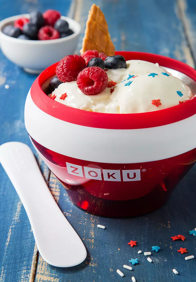 Jual Zoku Zoku Red Ice Cream Maker Alat Pembuat Es Krim Instant Original  2023 ZALORA Indonesia ®
