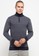 Gianni Visentin navy 1/4 Zipper Sweater, Geometric Pattern 2BFEFAA300AFE9GS_1