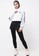 Third Day white Third Day LO018 Jaket Sporty Parka Crop Wanita Parasit Zigzag Putih Hitam 8E406AA49DEFF2GS_4
