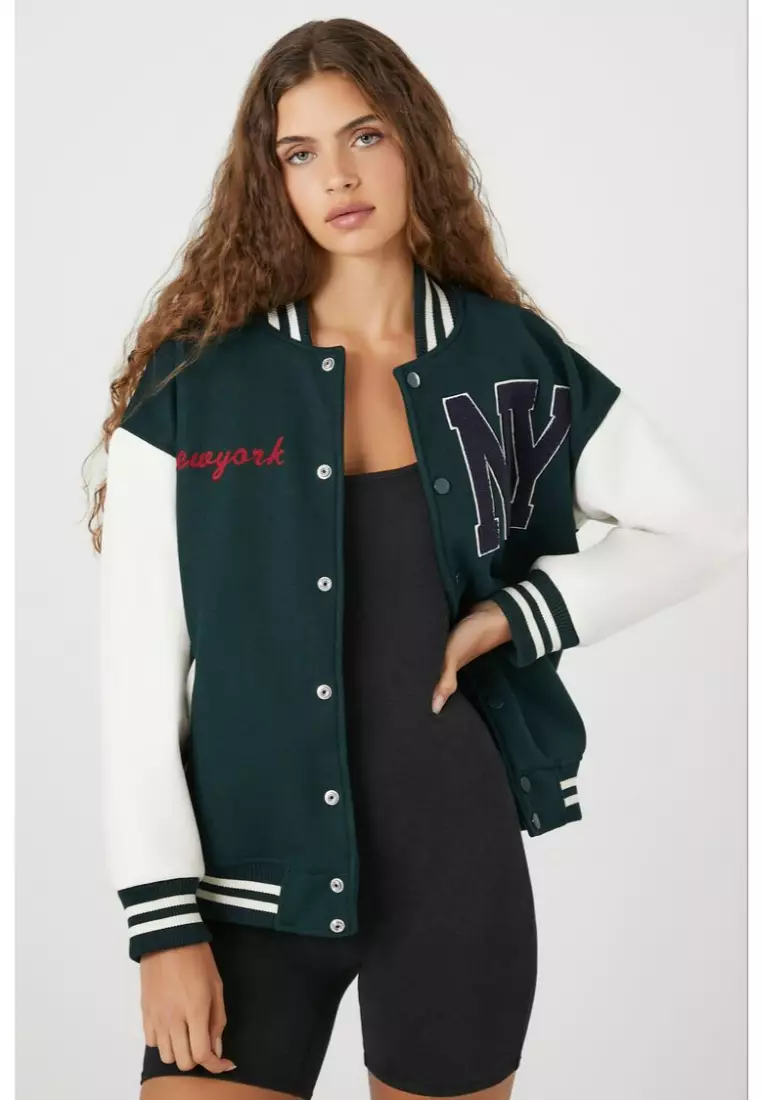 Forever 21 varsity jacket hotsell