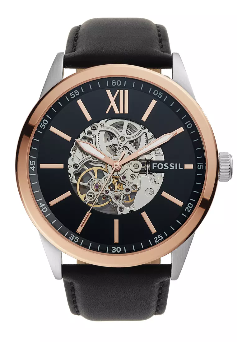 Fossil semi hot sale automatic watch