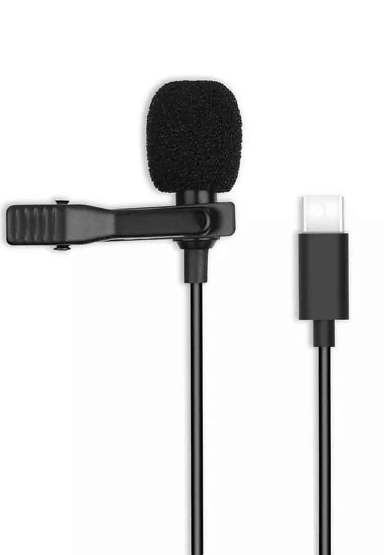 Buy Latest Gadget XO MKF02 TypeC Clip On Microphone Black 2024