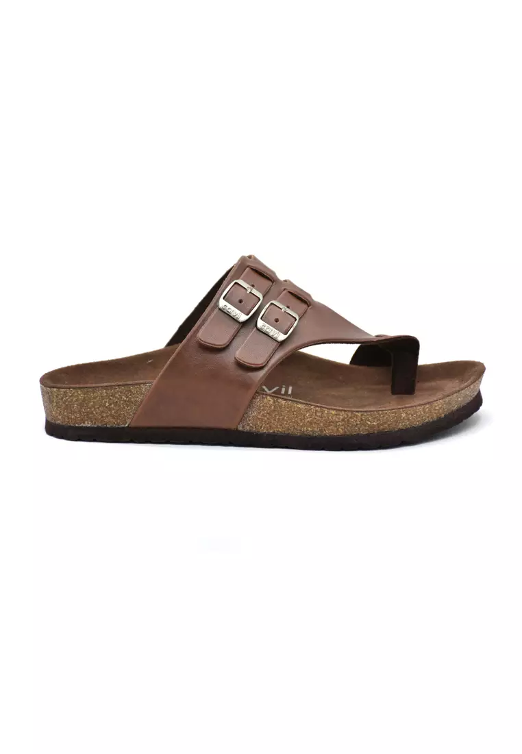 Carvil Sandal Pria Romeo-03 M Brown