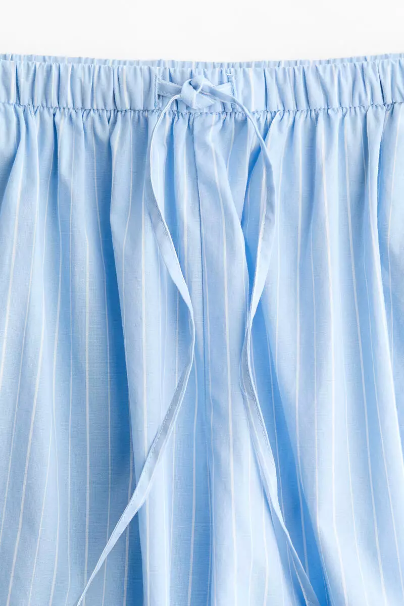 Cotton balloon trousers