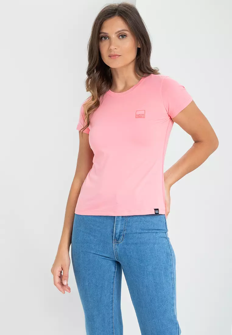 Buy Marithe + Francois Girbaud Ladies Eudora Pink Shirt 2024 Online