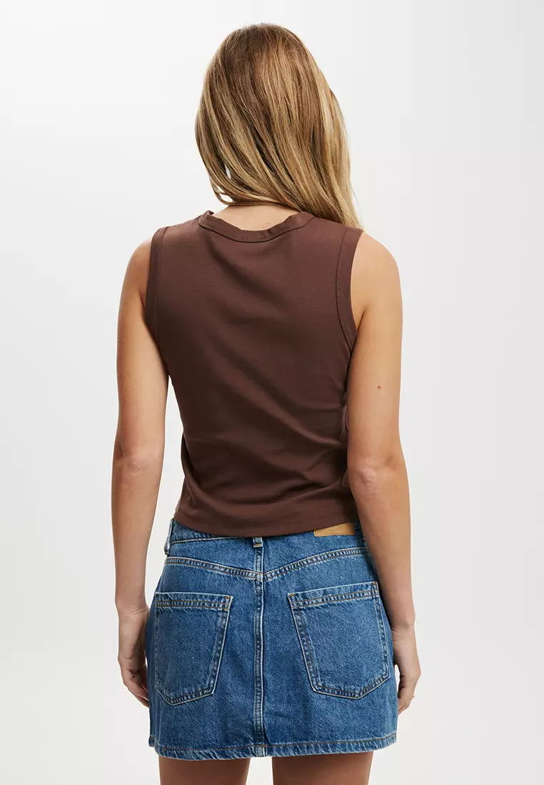 Charlie Button Front Tank Top