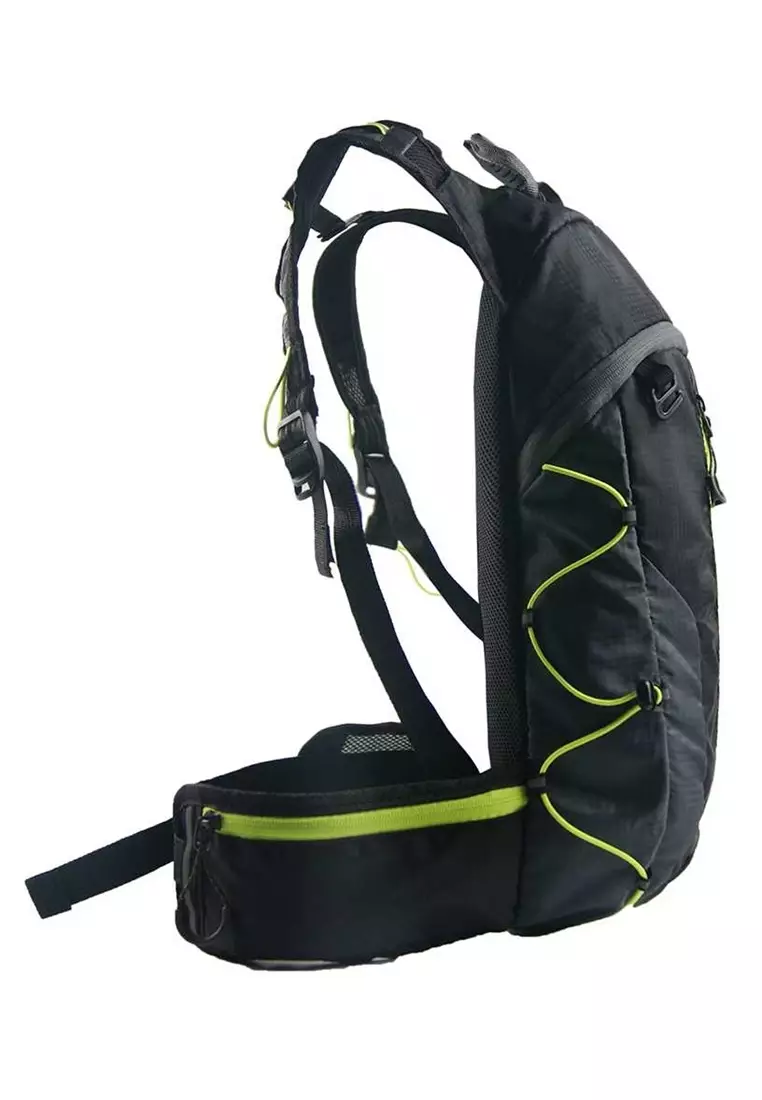 Dermash Tas Ransel Gunung Hiking Sepeda Waterproof 10L Breathable Large Capacity Material Nylon ORIGINAL - Black