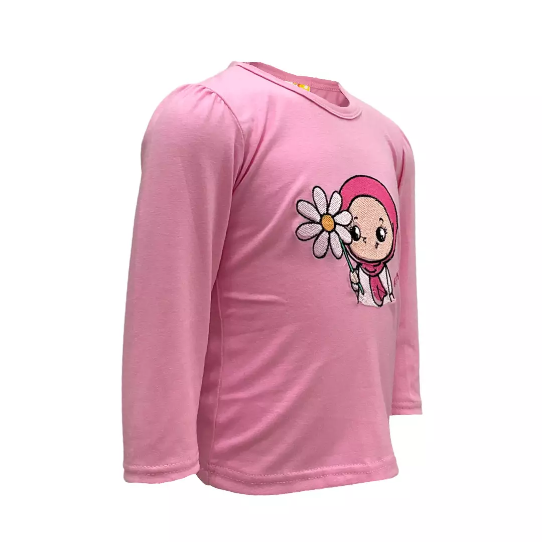 Kibi Kaos Anak Perempuan Bordir Character 10706317